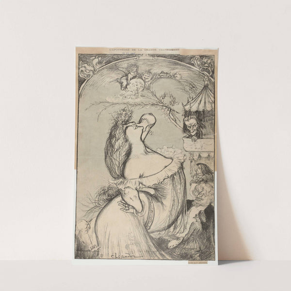 L’Apotheose de la grand tragedienne (1896) by Charles Léandre