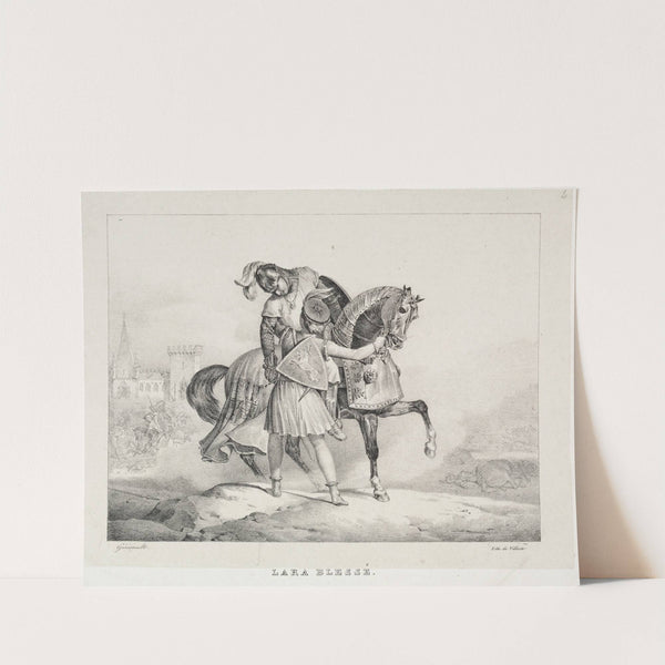 Lara Wounded (1822) by Théodore Géricault