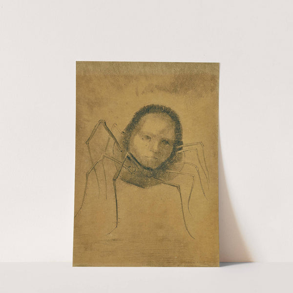 L’araignée qui pleure ou Le Désespoir du monstre by Odilon Redon