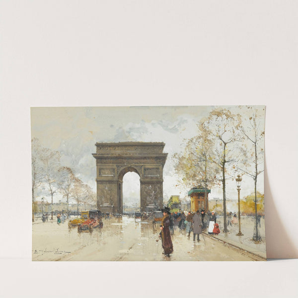L’arc De Triomphe by Eugène Galien-Laloue