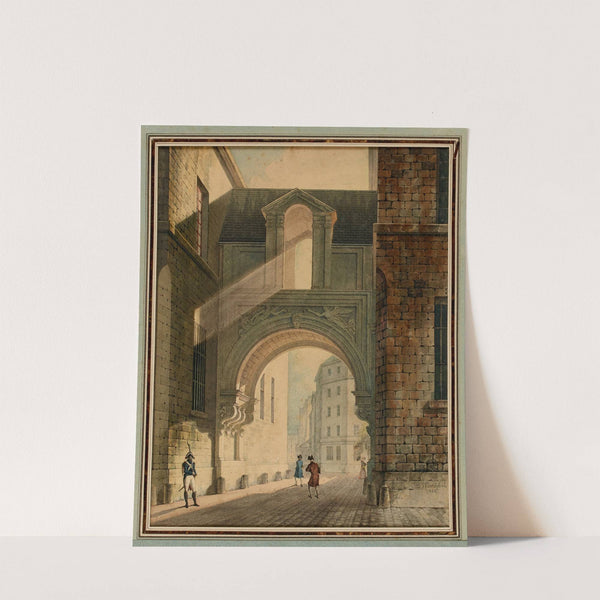 L’arc dit de Nazareth sur l’île de la Cité (1828) by Jean Baptiste Maréchal