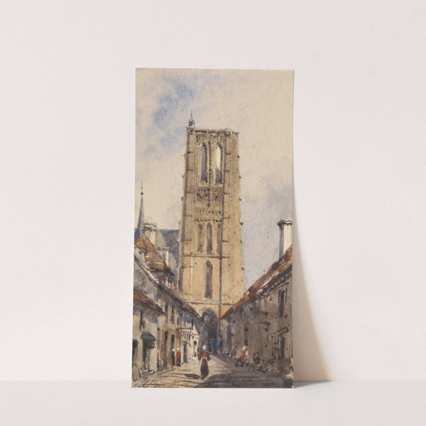 Larchant near Fontainebleau by Ambrose Poynter