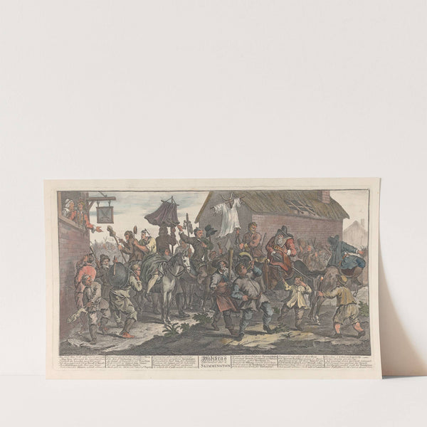 Large Illustrations to Samuel Butler’s Hudibras; Hudibras and the Skimmington (no.12) by William Hogarth