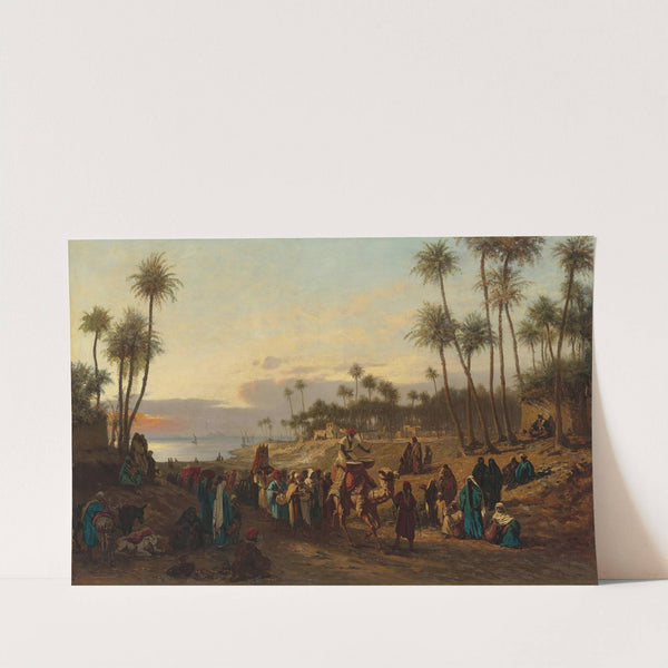 L’arrivée de la mariée (1870) by Alois Schönn