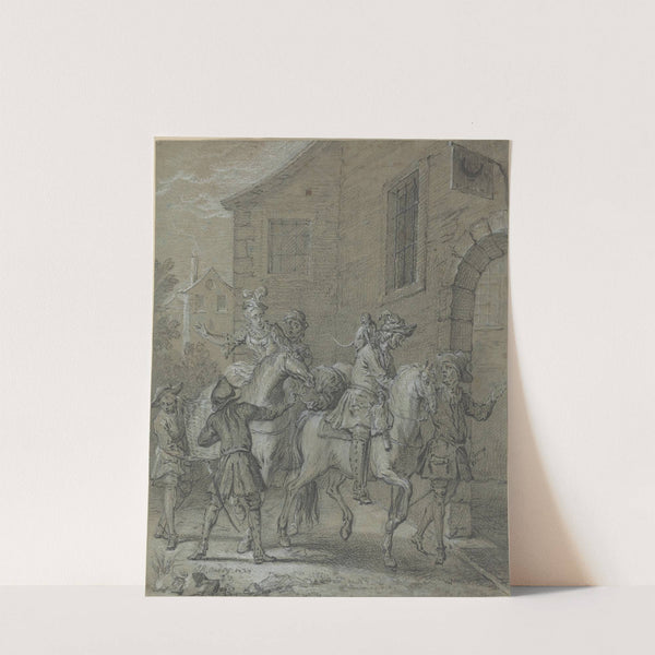 L'Arrivee de l'Operateur dans l'hotellerie by Jean-Baptiste Oudry