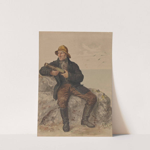 Lars Jensen, Nevlunghavn (1861) by Adolph Tidemand