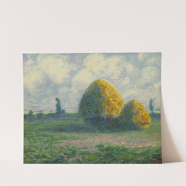 Las parvas (la pampa de hoy) by Martín Malharro