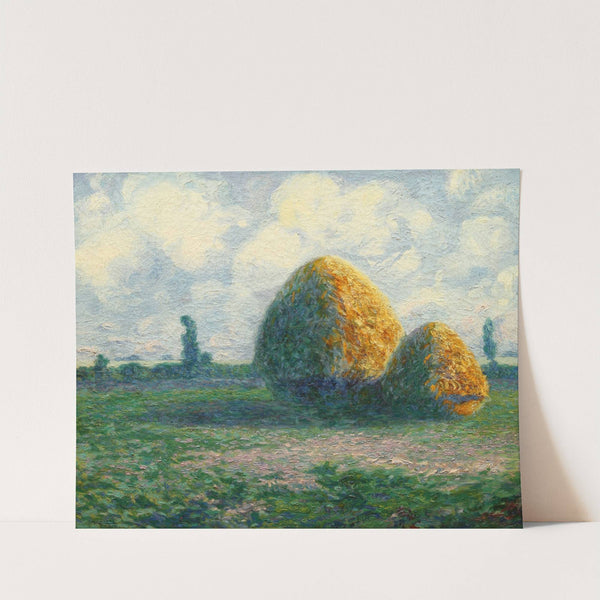 Las parvas (la pampa de hoy) by Martín Malharro