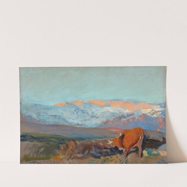 Las Zorreras. Sierra De Guadarrama by Joaquín Sorolla