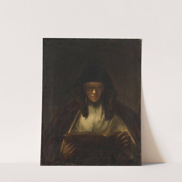 Läsande gumma by Per Krafft the Younger