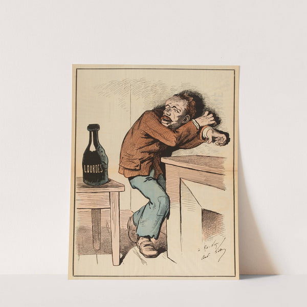 L’assommoir à l’ambigu, Gil-Naza (1879) by André Gill