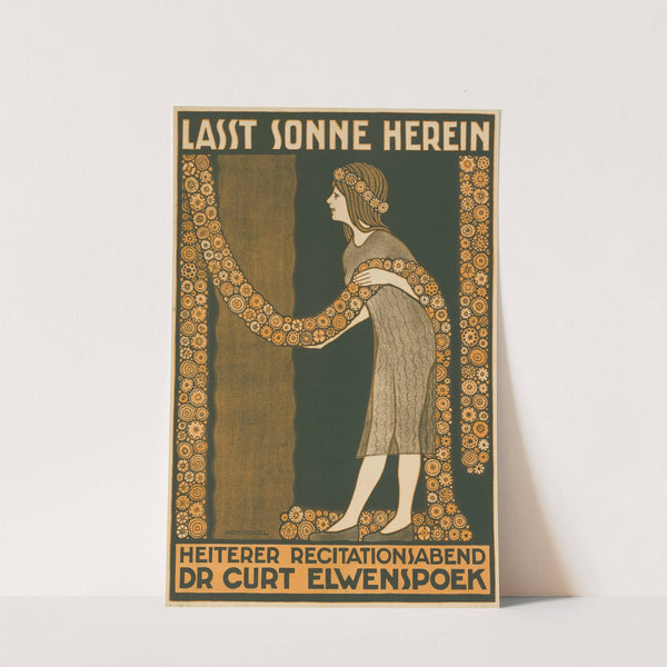 Lasst Sonne herein. Heiterer Rezitationsabend mit Curt Elwenspoek (1910) by Rudolf Hentschel