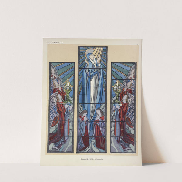 L'Assumption, au Pavillon du Vitrail, destiné à l'église de Preny (Meurthe-et-Moselle) by Jacques Gruber