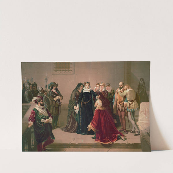 Last Moments of Mary, Queen of Scots by Wesney