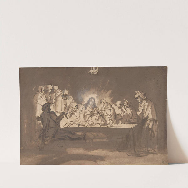 Last Supper late by Philips Koninck