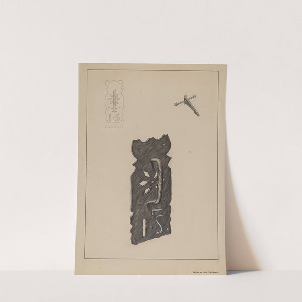 Latch Plate by Francis Law Durand