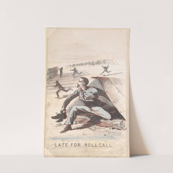 Late for Roll Call (1864) by Winslow Homer