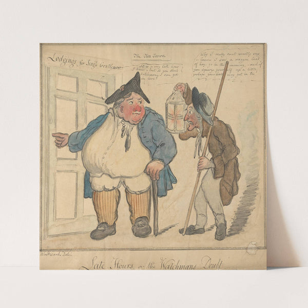 Late Hours or the Watchman’s Doubt by George Moutard Woodward