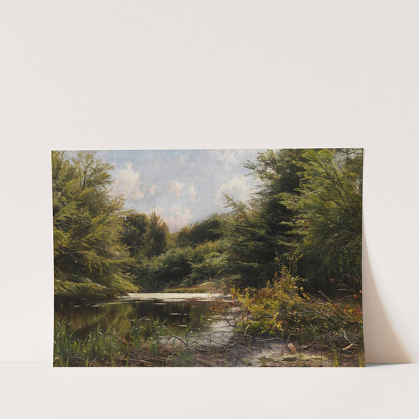 Late summer at Waldteich by Peder Mørk Mønsted