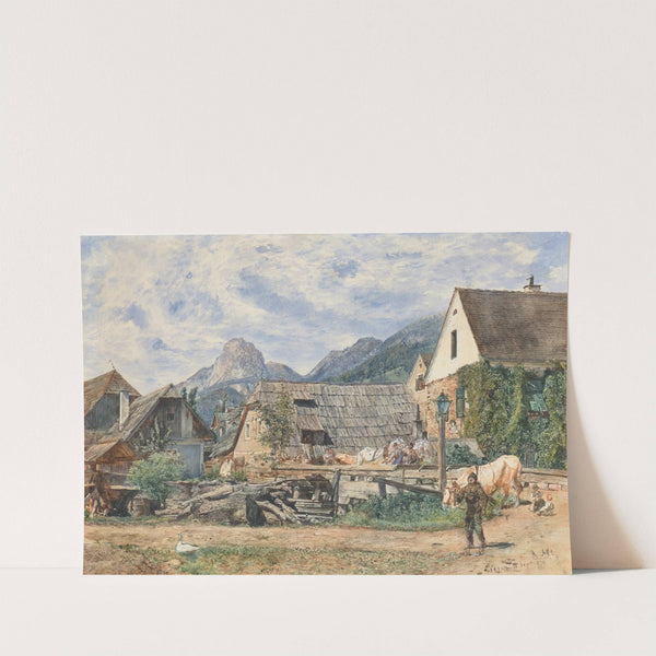 Late Summer in Liezen by Rudolf von Alt