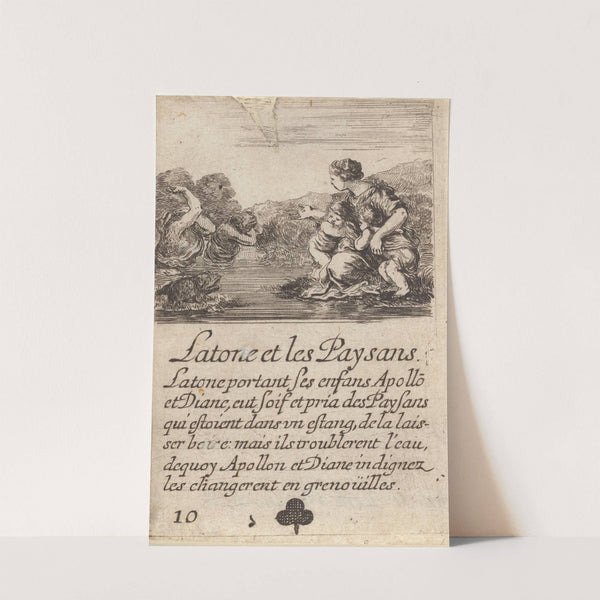 Latone et les Paysans by Stefano Della Bella