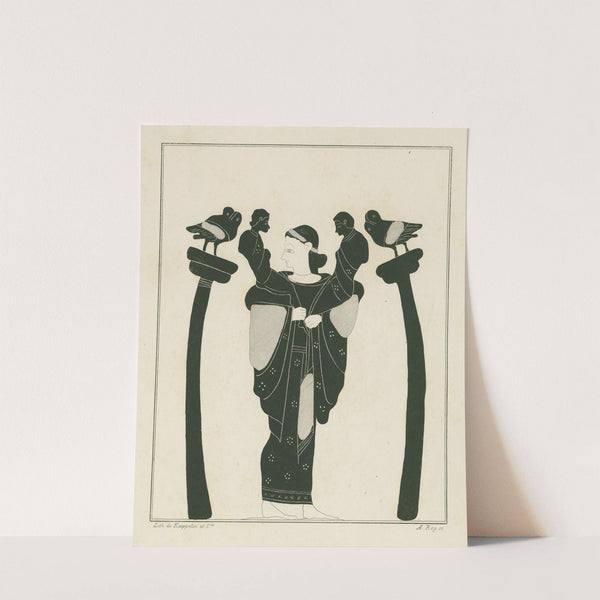 Latone (Latona) carries the infants Apollo and Diana (1844-1861) by A. Rey