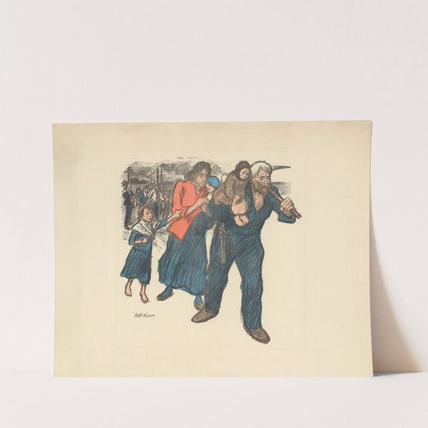 L’Attentat du Pas-de-Calais (1893) by Théophile Alexandre Steinlen