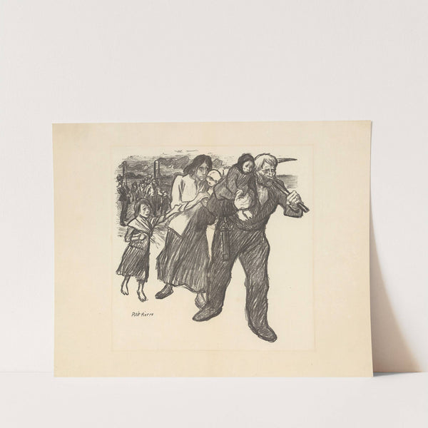 L’Attentat du Pas-de-Calais (1893) by Théophile Alexandre Steinlen