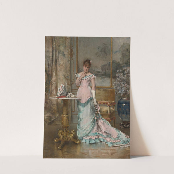 L’attente (Avant Le Bal) by Alfred Stevens