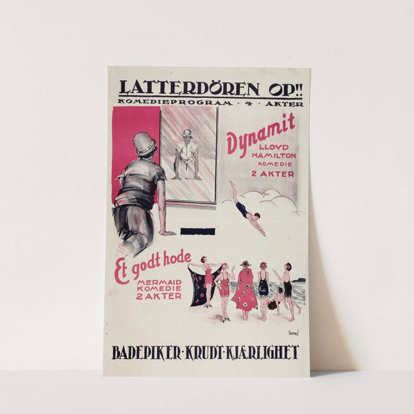 Latterdören op!! Komedieprogram 4 akter by Thormod