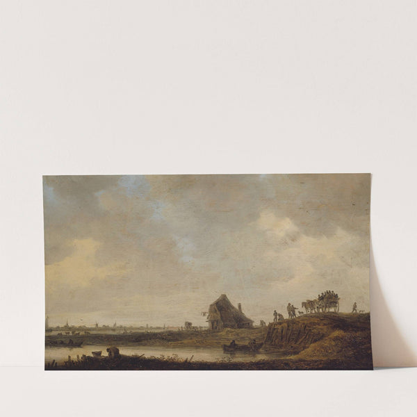 L’Auberge au bord de la rivière (1646) by Jan van Goyen