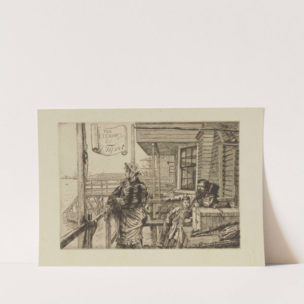 L’auberge des trois corbeaux (1877) by James Tissot