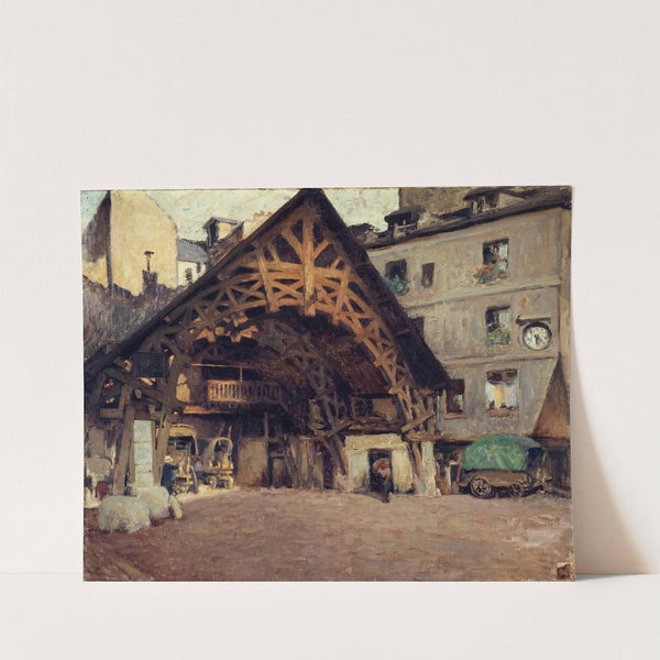 L'Auberge du Compas-d'Or, rue Montorgueil. by Henri Dabadie