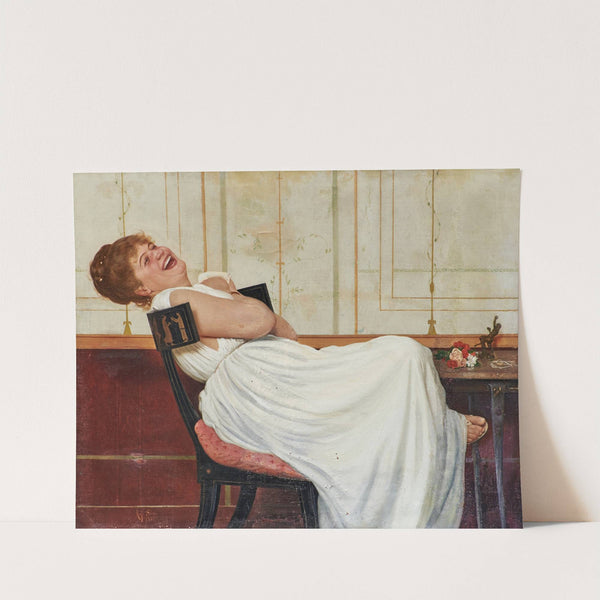 Laughing Girl by Raffaello Sorbi