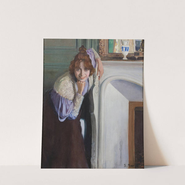 Laughing Girl by Santiago Rusiñol