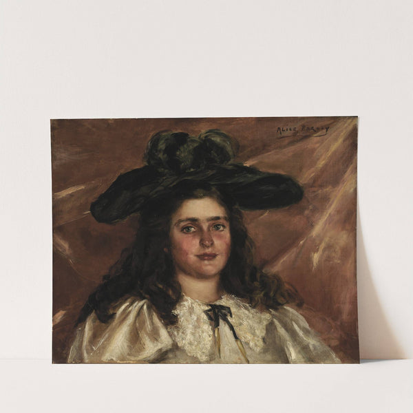 Laura Alice in Big Hat (ca. 1892-1895) by Alice Pike Barney