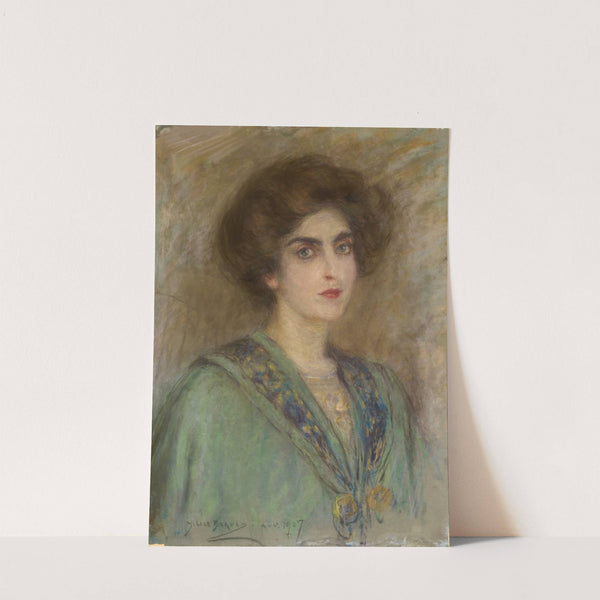 Laura in Green Cape (1907) by Alice Pike Barney