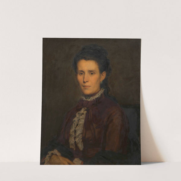 Laura Kundmann geb. Tautenhayn, Gattin des Bildhauers Karl Kundmann by Christian Griepenkerl