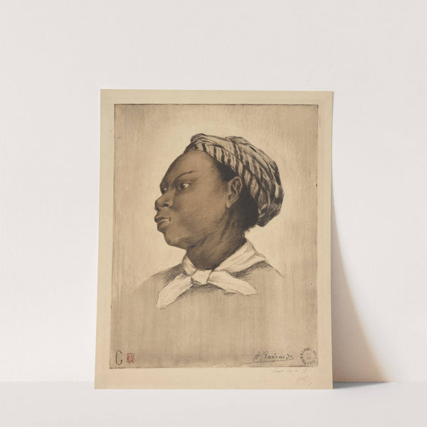 Laure, after Eva Gonzalès (1888) by Henri-Charles Guérard