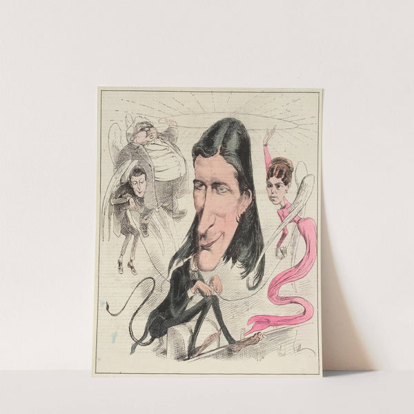 L’auteur de Séraphine (1869) by André Gill