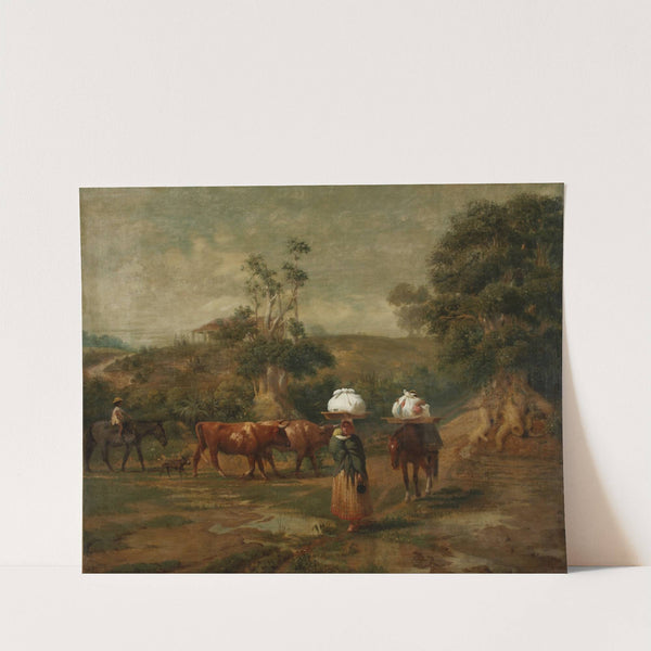 Lavanderas en el bajo de Belgrano (1865) by Prilidiano Pueyrredòn