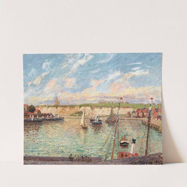 L’avant-Port De Dieppe, Après-Midi, Temps Lumineux (1902) by Camille Pissarro
