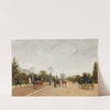L'avenue du bois de Boulogne by Edmond Grandjean