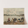 Laveuses au bord de la Touques (1894) by Eugène Boudin