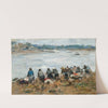 Laveuses au bord de la Touques (circa 1885) by Eugène Boudin