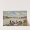 Laveuses au bord de la Touques (1895) by Eugène Boudin