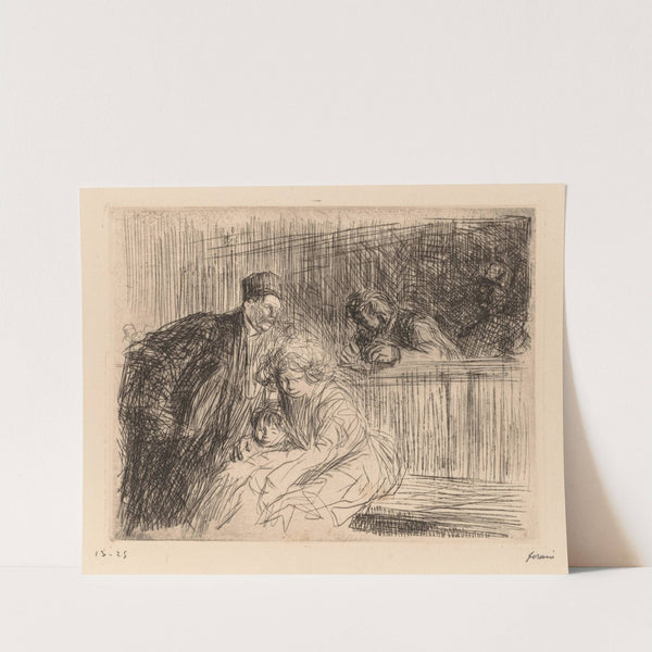 L’Avocat Parlant au prevenu by Jean-Louis Forain