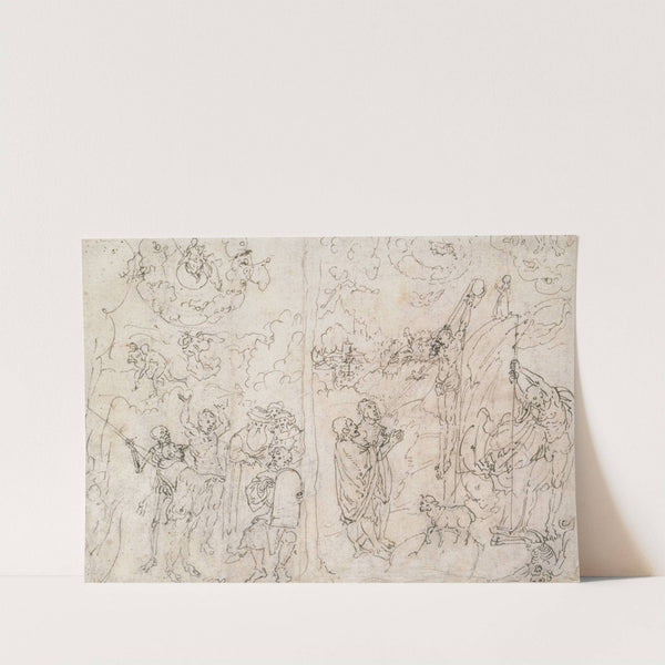 Law and gospel (ca 1525-1535) by Lucas Cranach the Elder