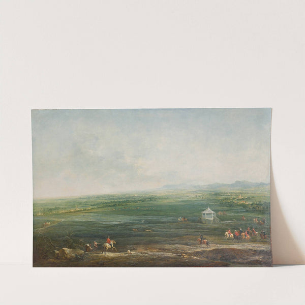 Laxenburg vom Münkendorfer Lusthaus gegen by Johann Christian Brand