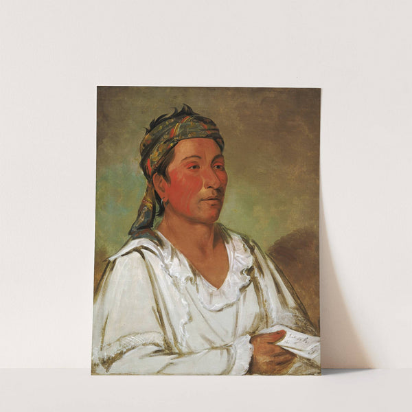 Lay-lóo-ah-pee-ái-shee-kaw, Grass, Bush, and Blossom, Semicivilized by George Catlin